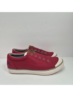 Mozo Maven Women's Red Canvas Work Shoes US Size 7 SAMPLE
